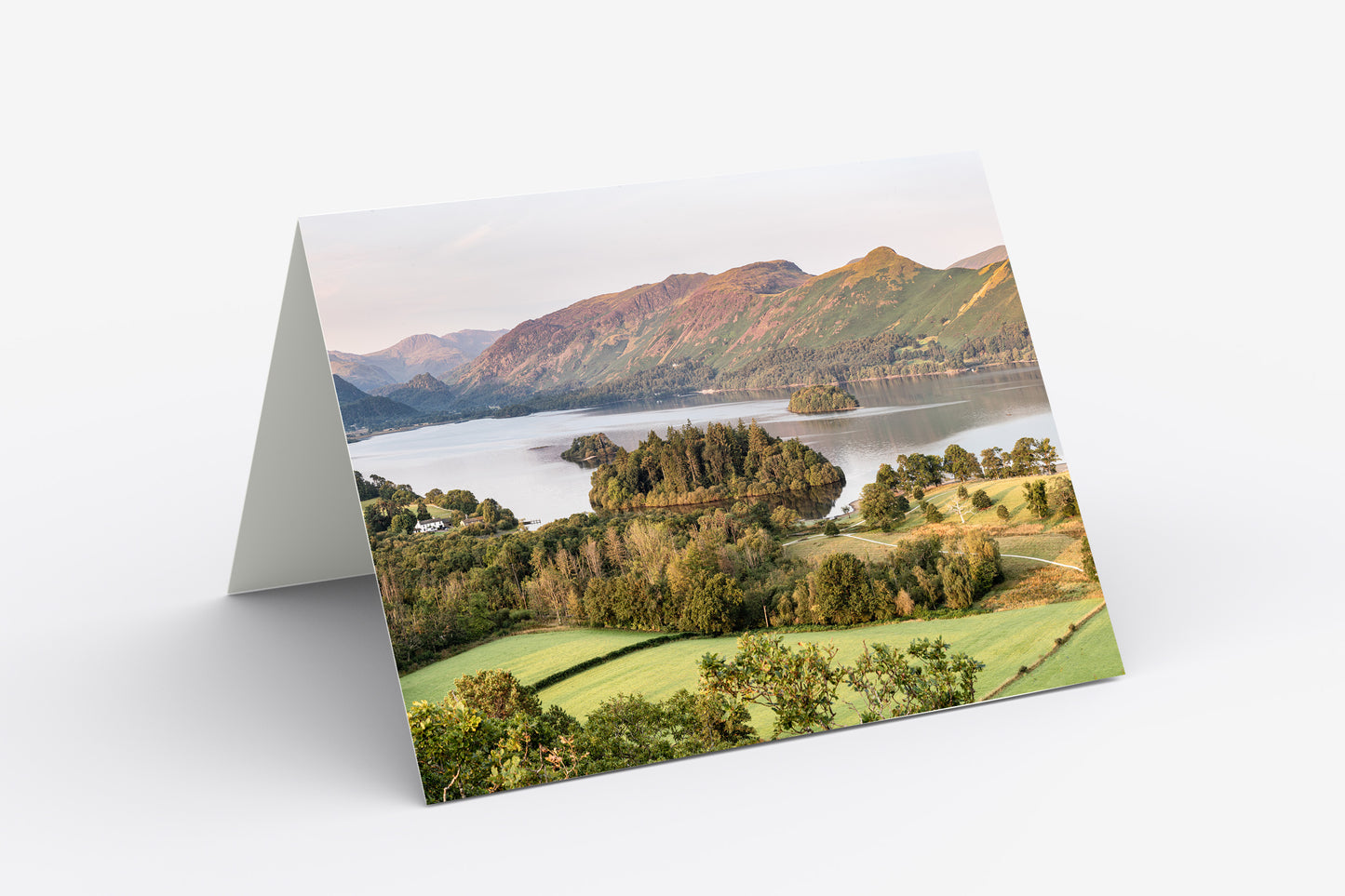 Derwent Water from Castlehead, Lake District - Blank Inside, A5 Greetings Card with Envelope