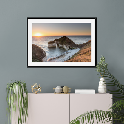 Drinking Dinosaur, Flamborough - Print / Framed / Canvas Photographic Wall Art