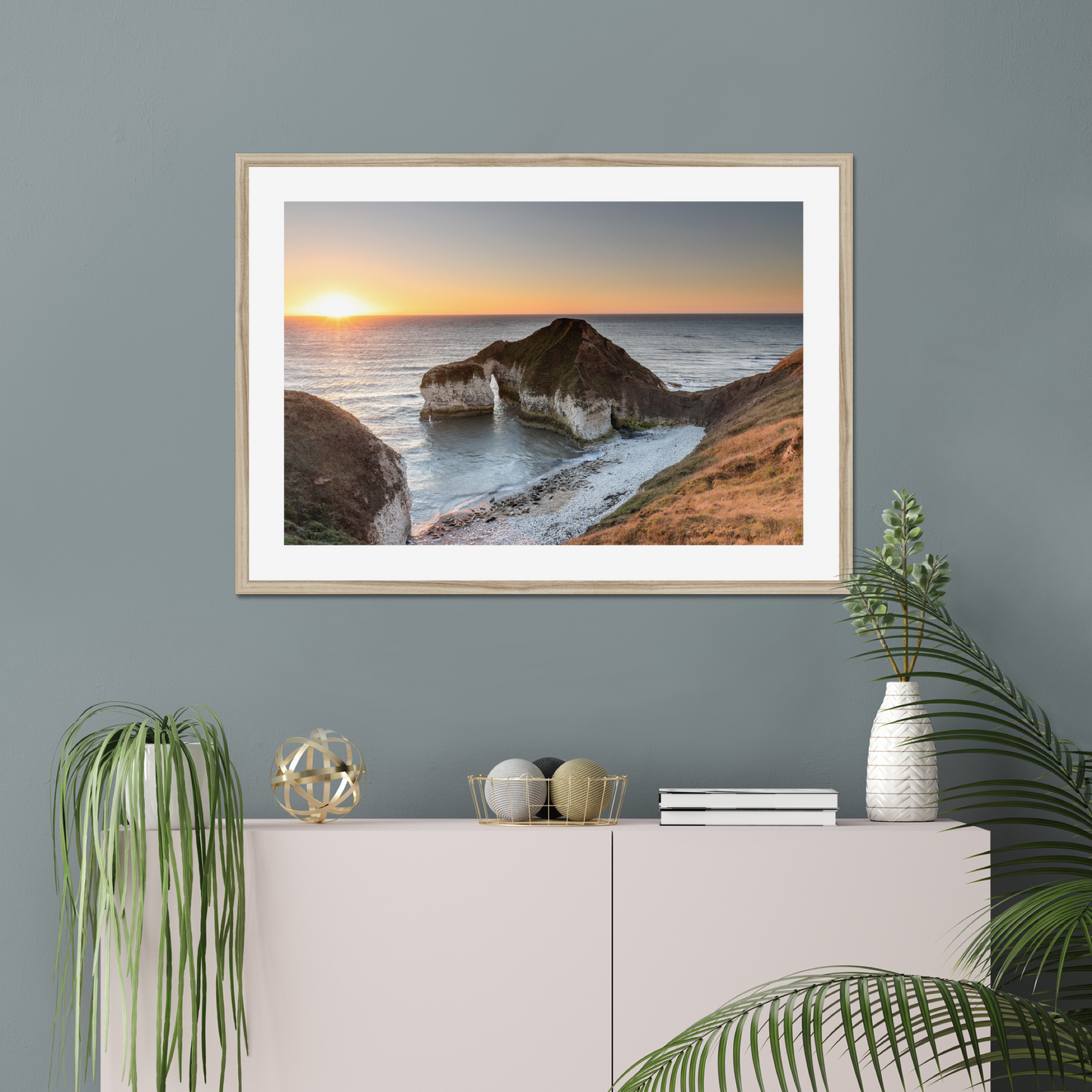 Drinking Dinosaur, Flamborough - Print / Framed / Canvas Photographic Wall Art