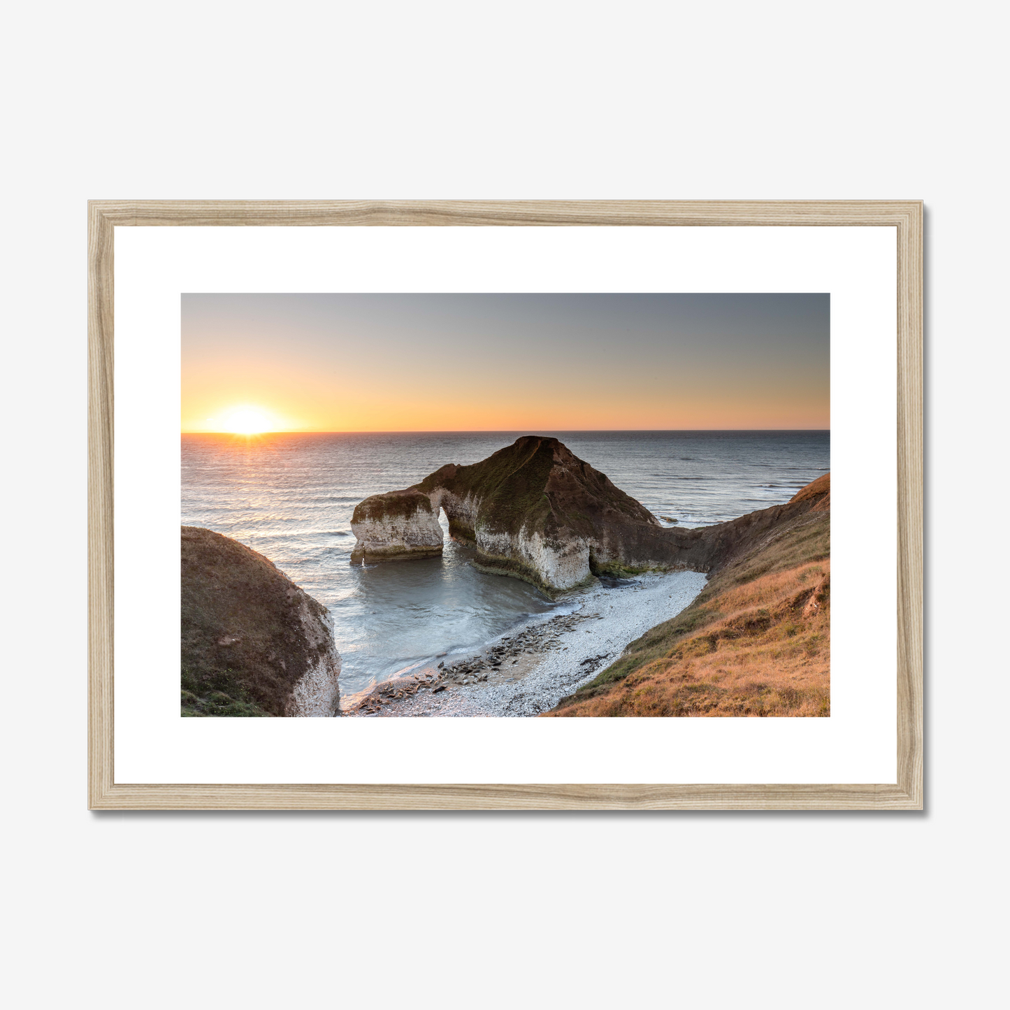 Drinking Dinosaur, Flamborough - Print / Framed / Canvas Photographic Wall Art