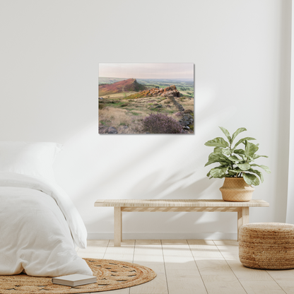 Heather on Hen Cloud, The Roaches - Print / Framed / Canvas Photographic Wall Art