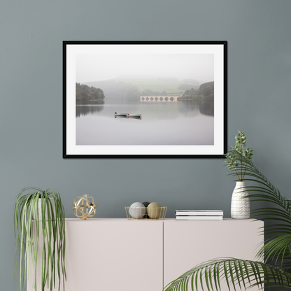 Misty Ladybower Reservoir - Print / Framed / Canvas Photographic Wall Art