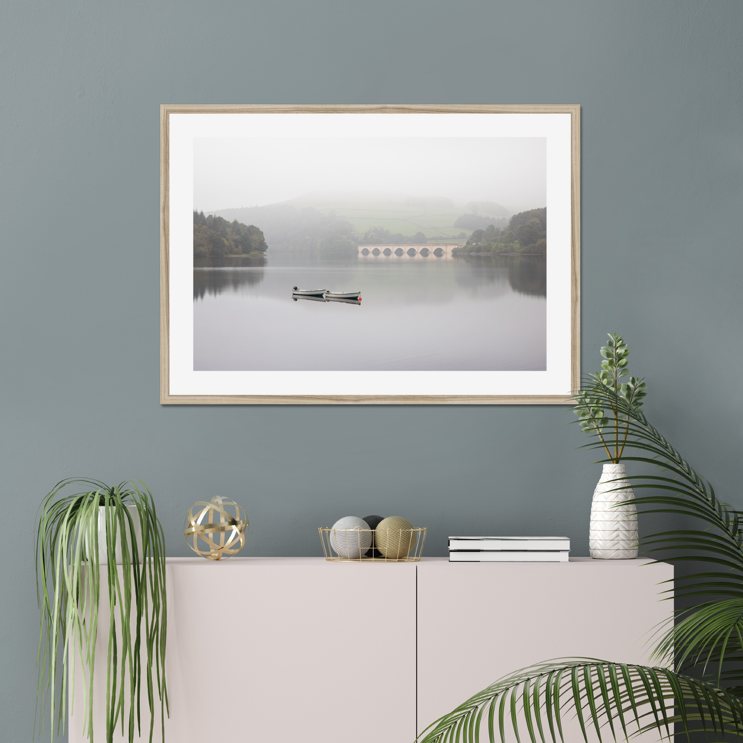 Misty Ladybower Reservoir - Print / Framed / Canvas Photographic Wall Art