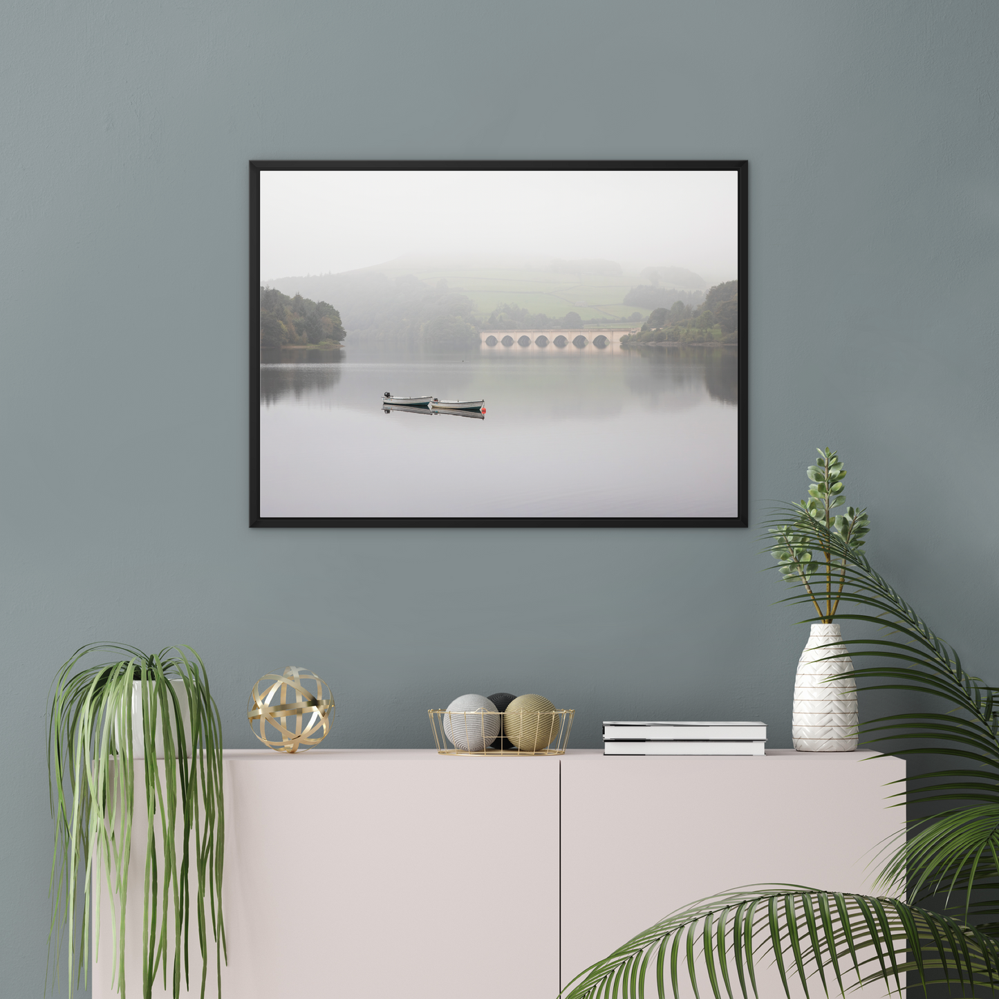 Misty Ladybower Reservoir - Print / Framed / Canvas Photographic Wall Art