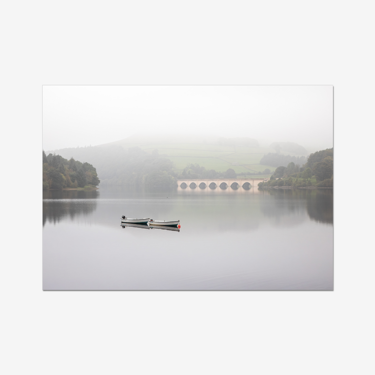 Misty Ladybower Reservoir - Print / Framed / Canvas Photographic Wall Art