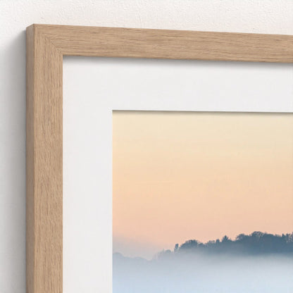 Riber Castle in the mist, Matlock, Derbyshire - Panoramic Print / Framed / Canvas Photographic Wall Art