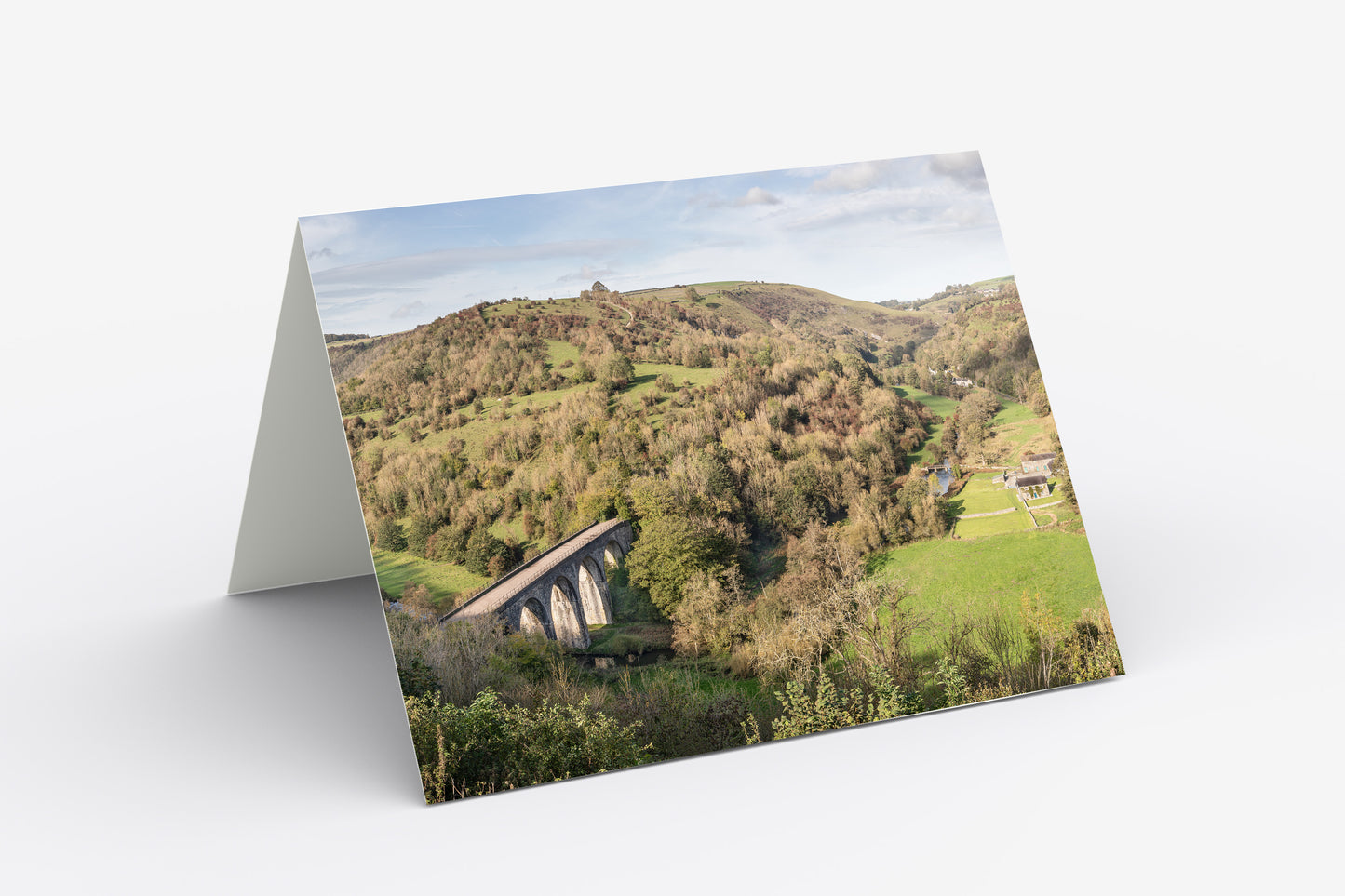 Monsal Head, Peak District - Blank Inside, A5 Greetings Card with Envelope