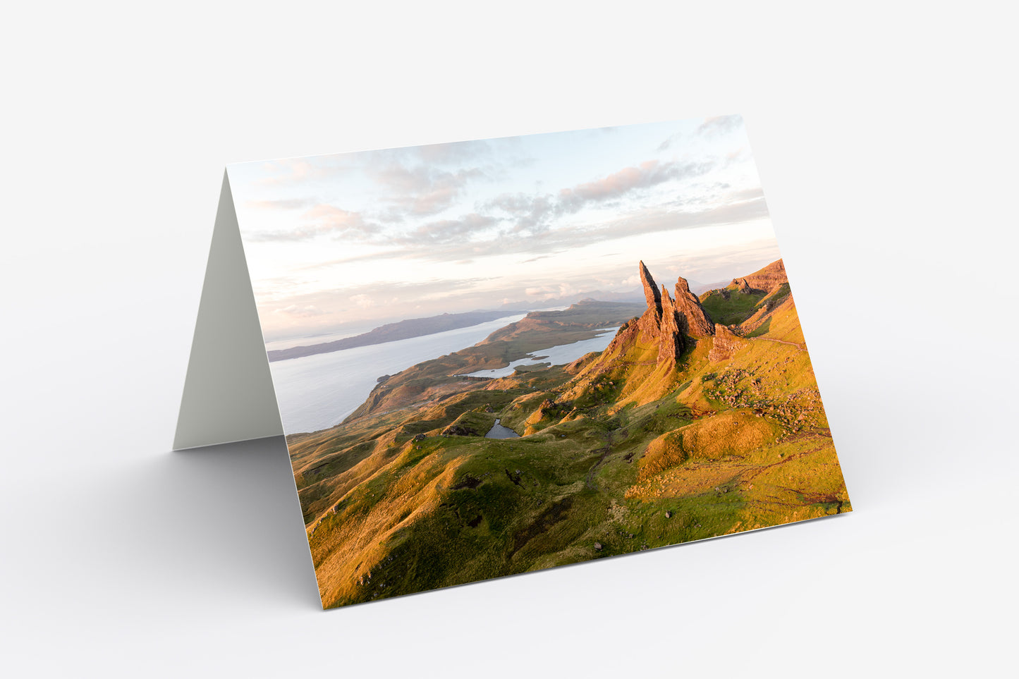 Old Man of Storr, Isle of Skye - Blank Inside, A5 Greetings Card with Envelope