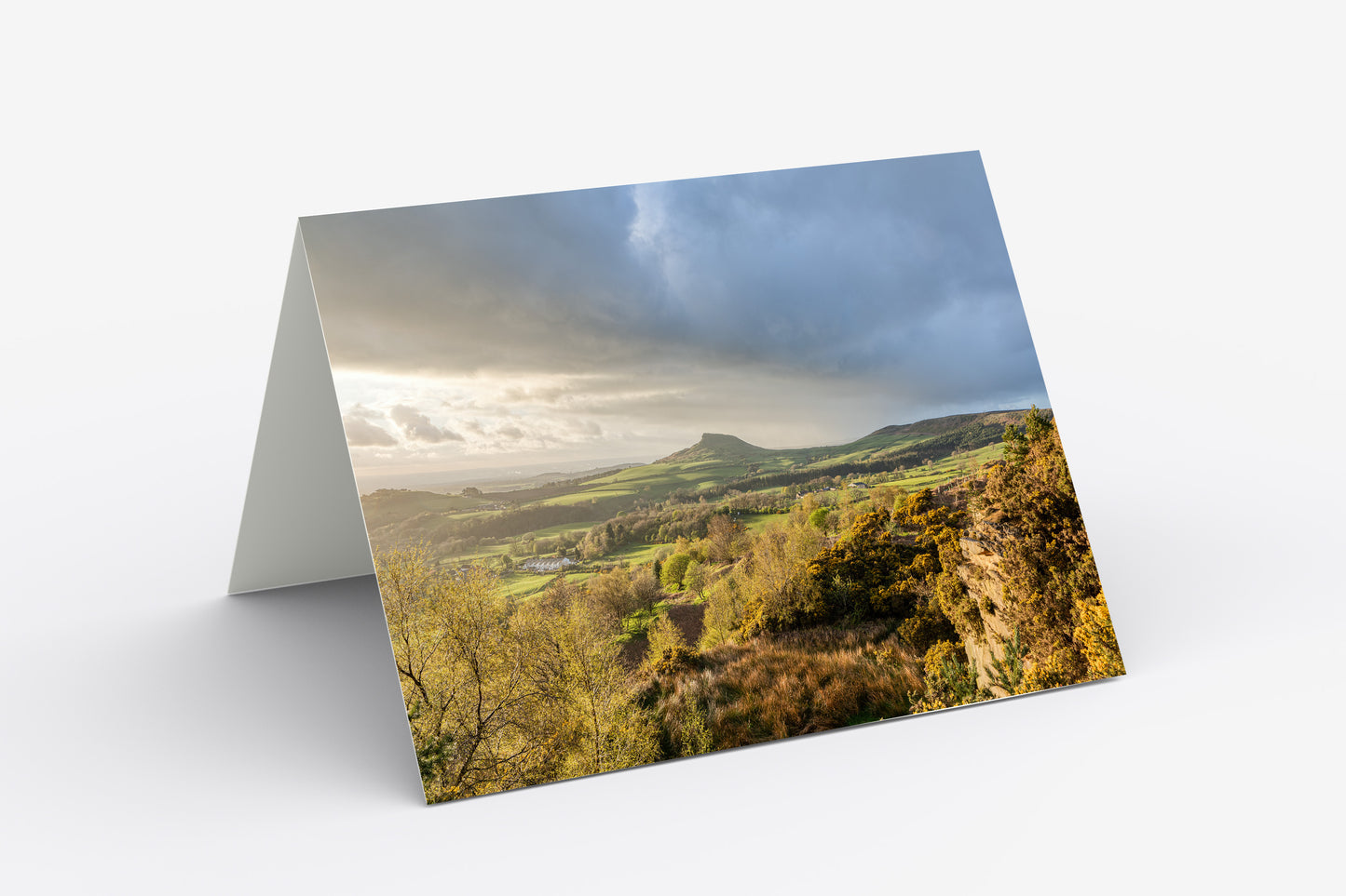 Roseberry Topping, North Yorkshire - Blank Inside, A5 Greetings Card with Envelope