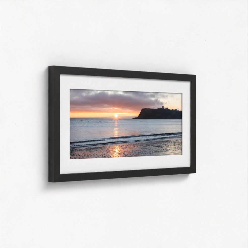 Scarborough Beach Sunrise, East Yorkshire - Panoramic Print / Framed / Canvas Photographic Wall Art