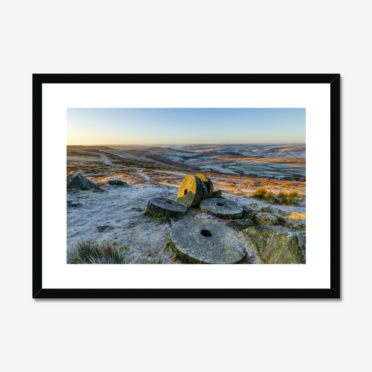 Stanage Edge Mill Stones - Print / Framed / Canvas Photographic Wall Art