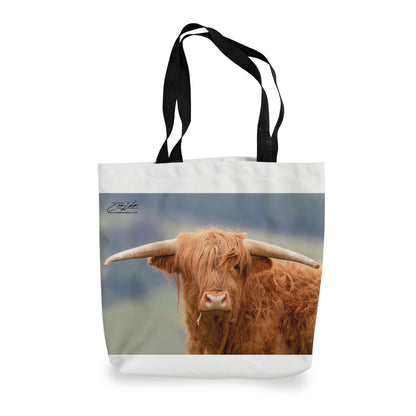 Highland Cow - Canvas Tote Shopping Bag