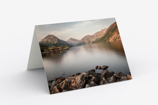 Wast Water Long Exposure, Lake District - Blank Inside, A5 Greetings Card with Envelope