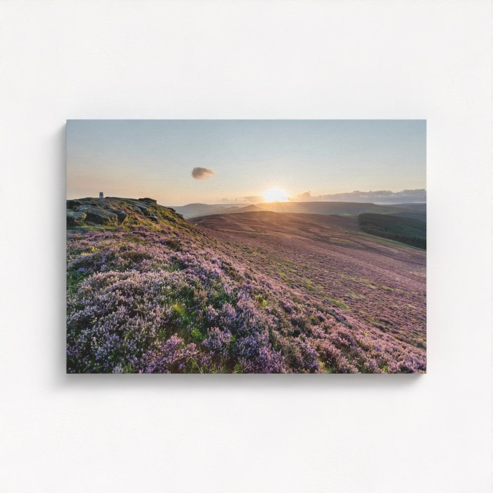 Win Hill Sunset - Print / Framed / Canvas Photographic Wall Art