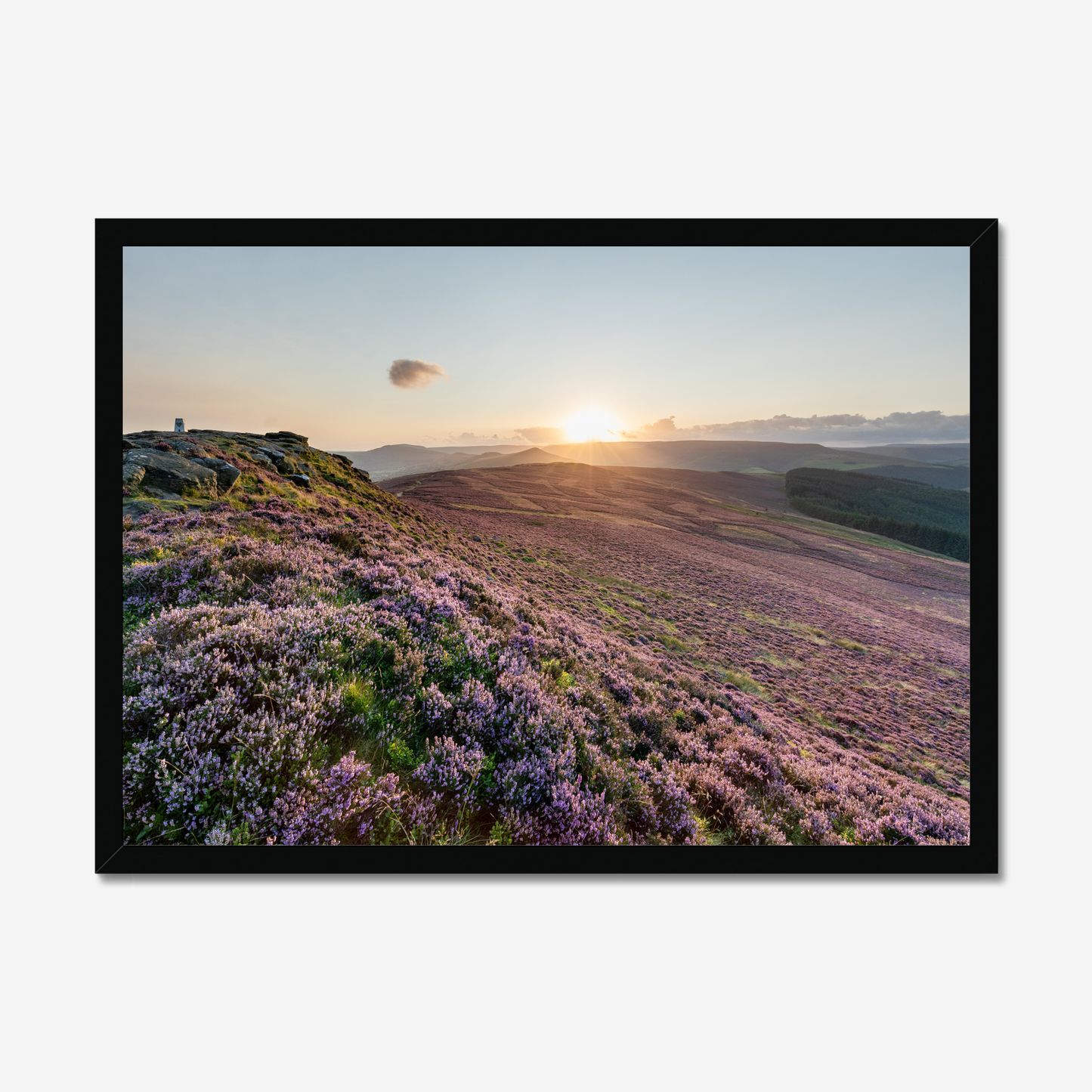 Win Hill Sunset - Print / Framed / Canvas Photographic Wall Art