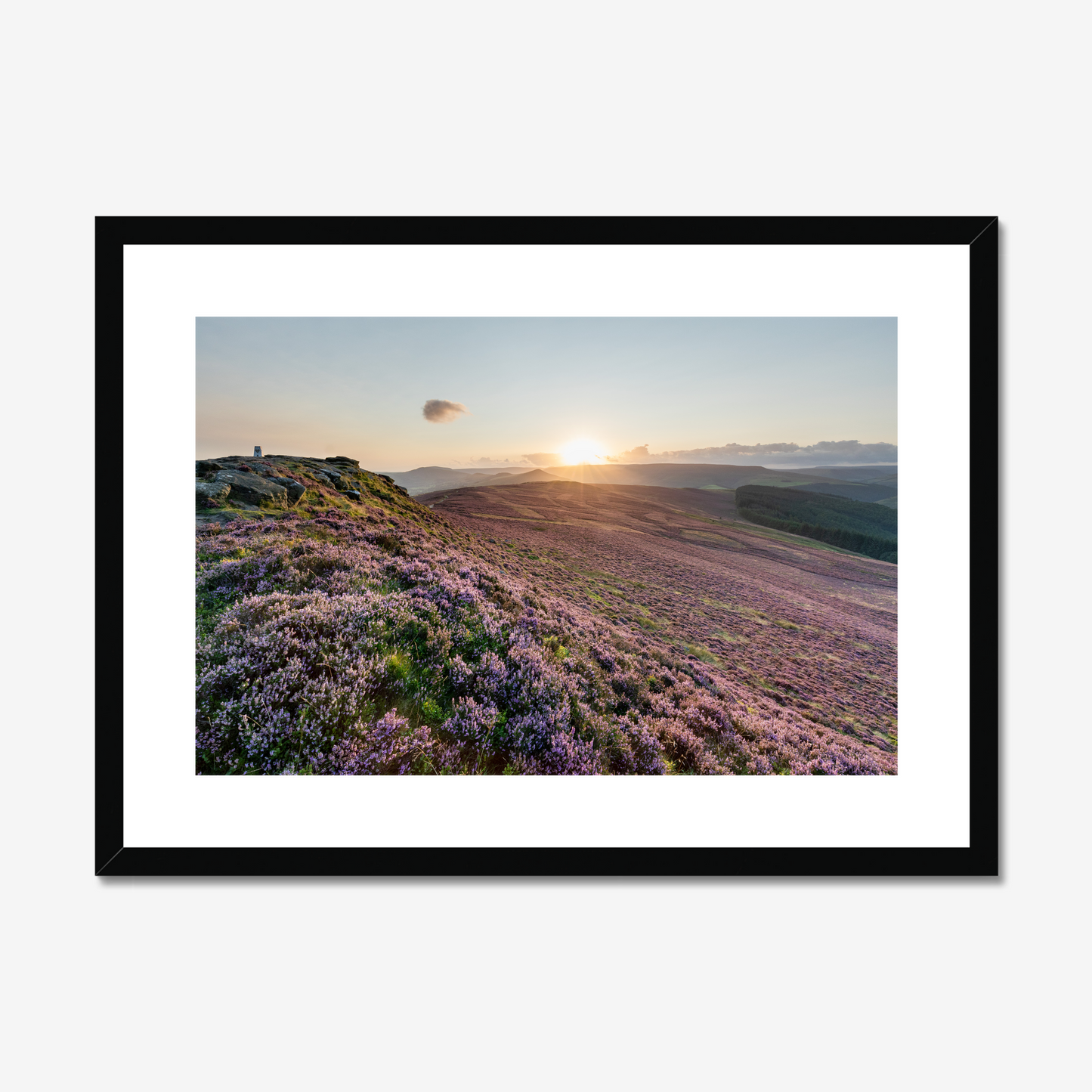 Win Hill Sunset - Print / Framed / Canvas Photographic Wall Art