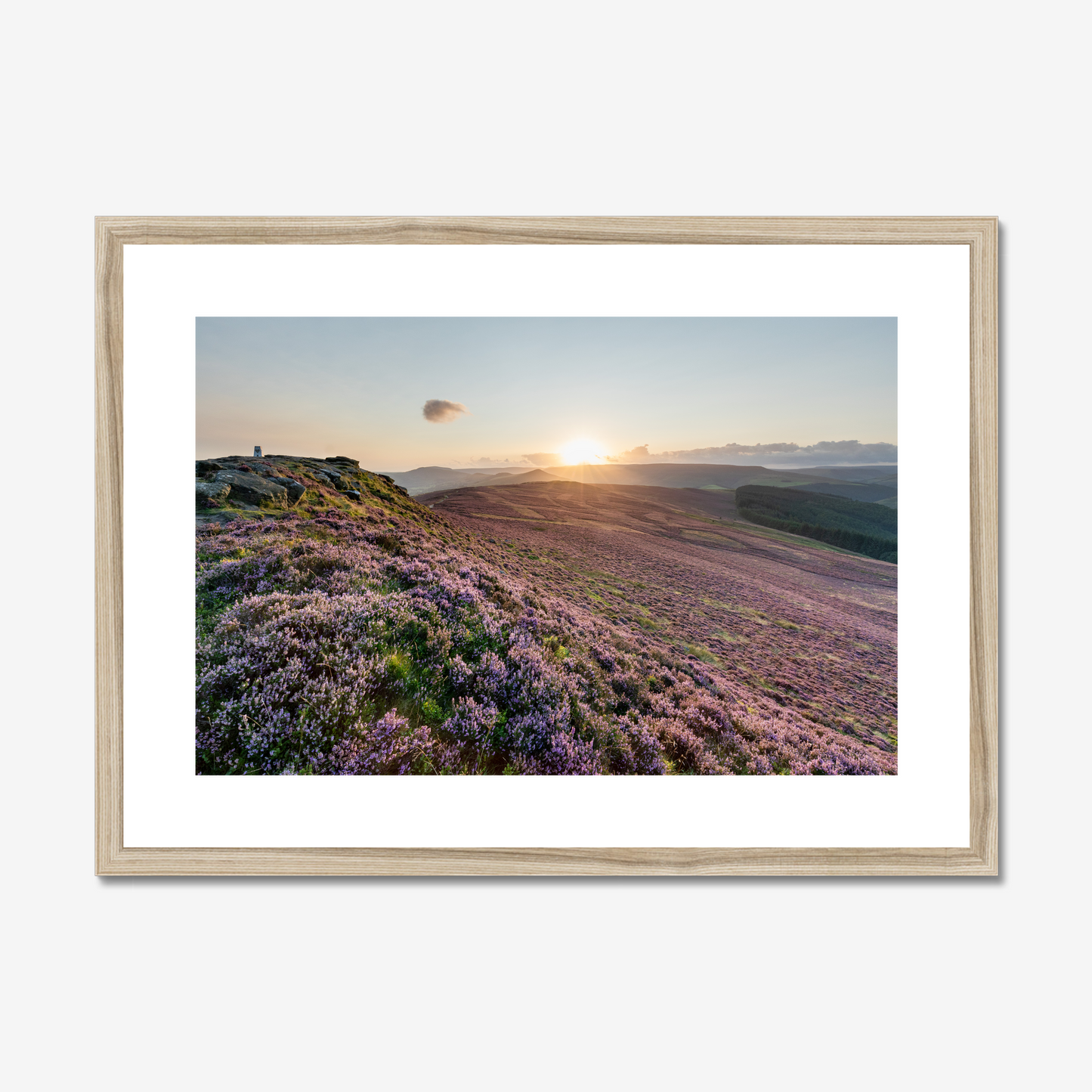 Win Hill Sunset - Print / Framed / Canvas Photographic Wall Art