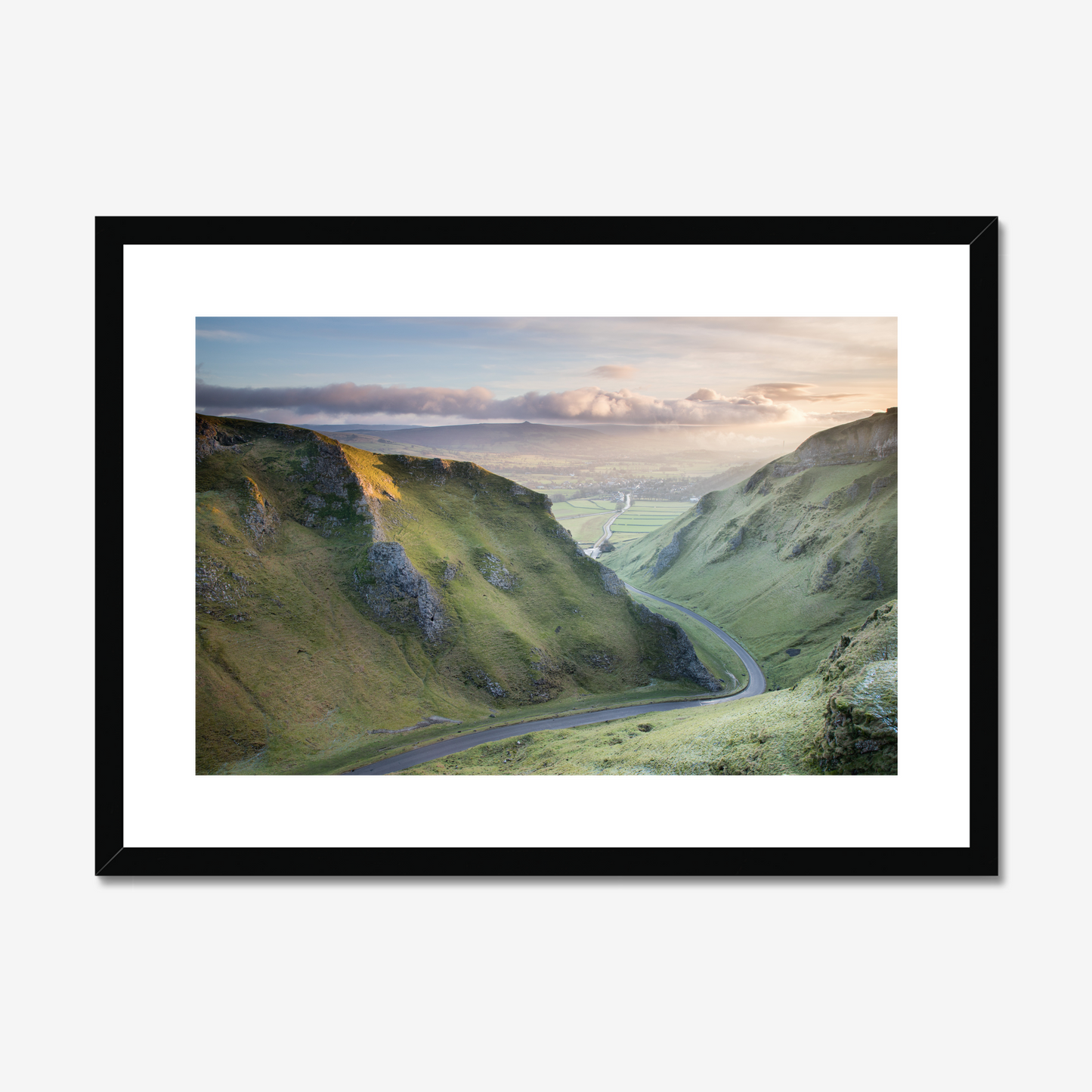 Winnats Pass Sunrise, Peak District - Print / Framed / Canvas Photographic Wall Art