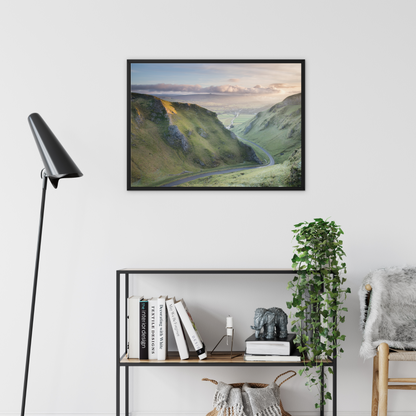 Winnats Pass Sunrise, Peak District - Print / Framed / Canvas Photographic Wall Art