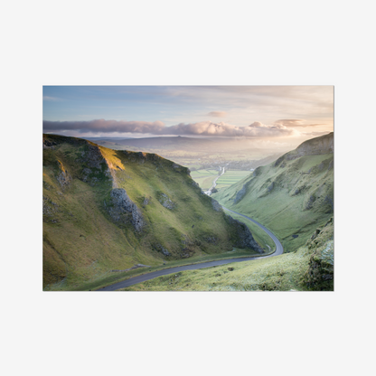 Winnats Pass Sunrise, Peak District - Print / Framed / Canvas Photographic Wall Art