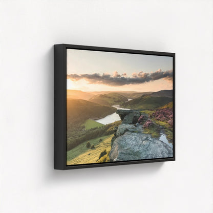 Bamford Edge Sunset, Peak District - Print / Framed / Canvas Photographic Wall Art