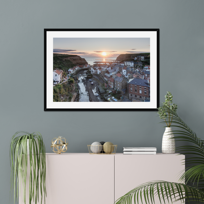 Staithes Sunrise, North Yorkshire - Print / Framed / Canvas Photographic Wall Art