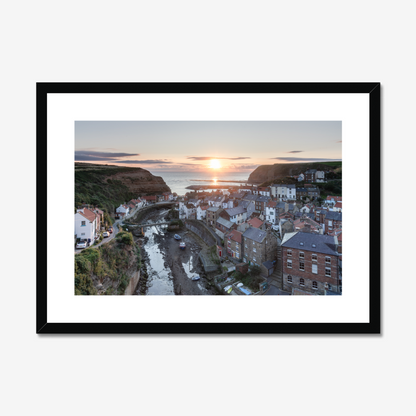 Staithes Sunrise, North Yorkshire - Print / Framed / Canvas Photographic Wall Art