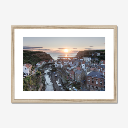 Staithes Sunrise, North Yorkshire - Print / Framed / Canvas Photographic Wall Art