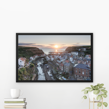 Staithes Sunrise, North Yorkshire - Print / Framed / Canvas Photographic Wall Art