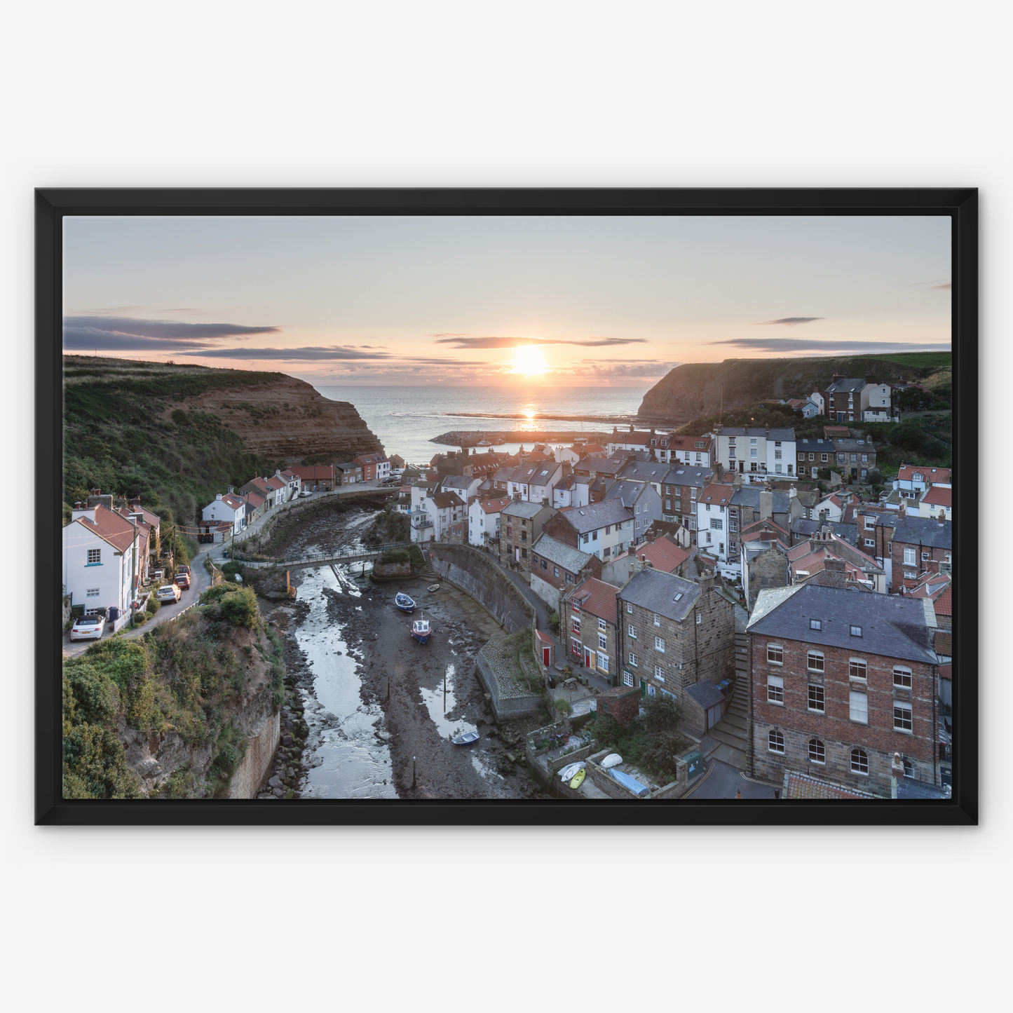 Staithes Sunrise, North Yorkshire - Print / Framed / Canvas Photographic Wall Art